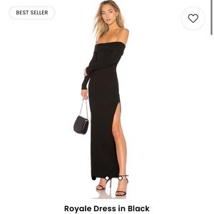 Lovers and friends black dress